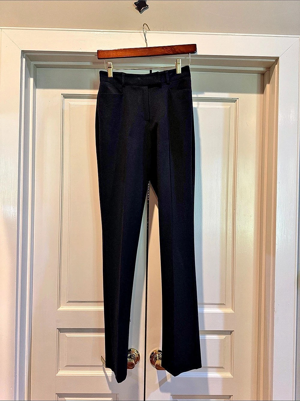 bebe Straight Leg Pants Black Size 2